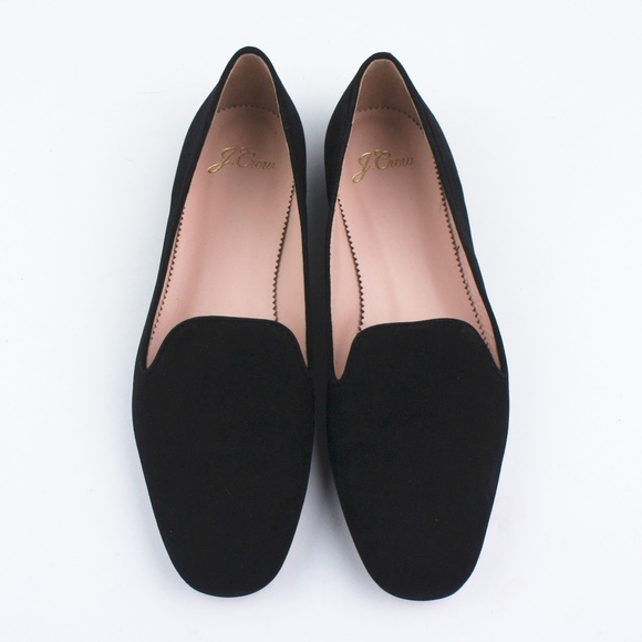 New JCREW Black Suede Smoking Slippers - Picture 3 of 3